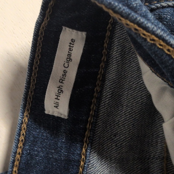 Frame Denim The Ali High Rise Cigarette Jean Dark Skinny Jeans Size 28, EUC - Picture 3 of 6